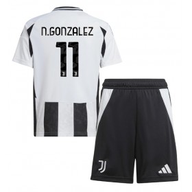 Dětské fotbalový komplet Juventus Nicolas Gonzalez #11 Domácí košile 2024-25 Krátkým Rukávem